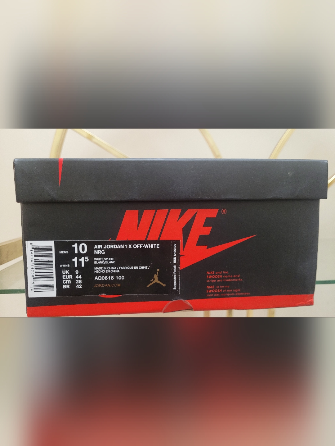 Jordan 1 Retro Highoff-White Euro